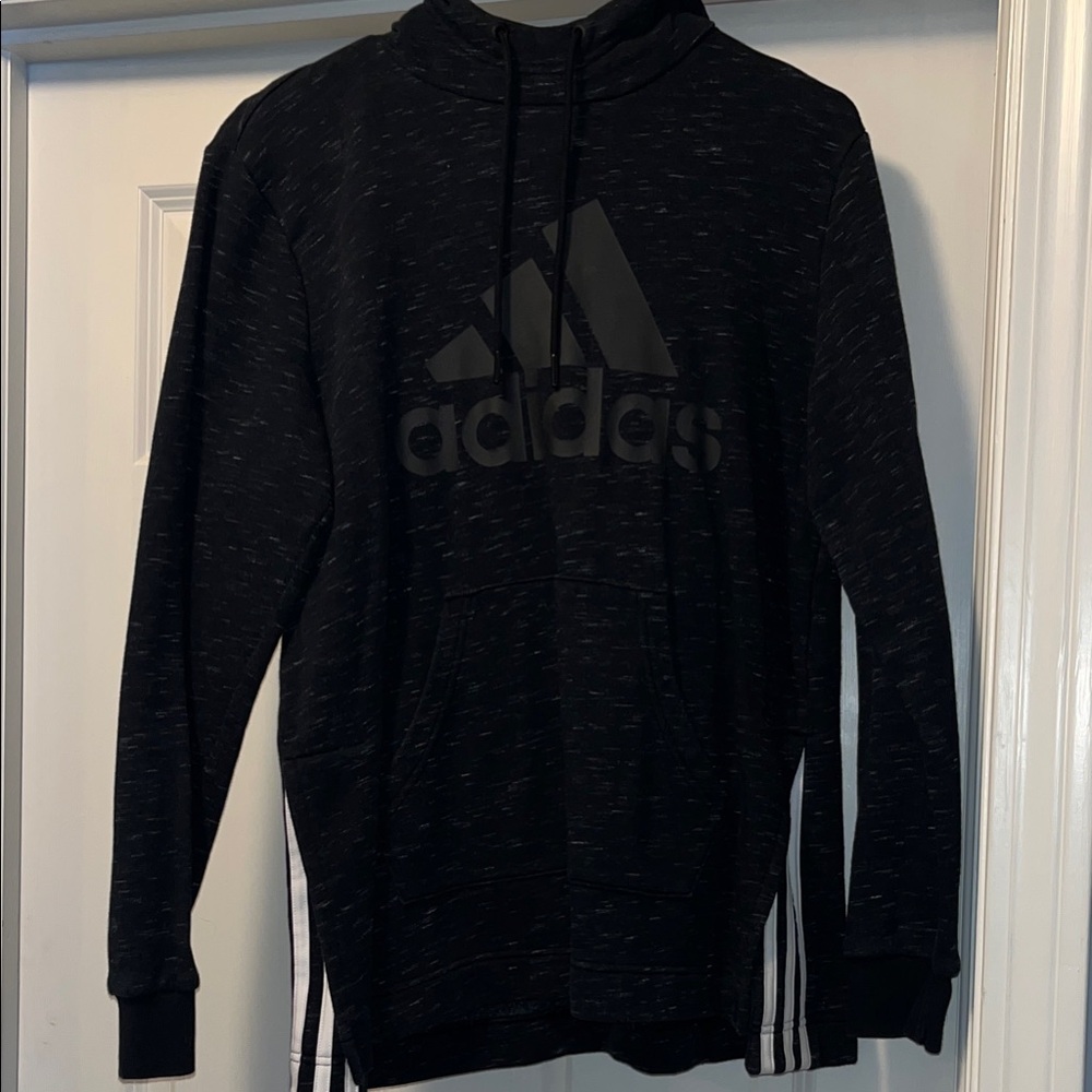 Adidas Black and Gray Hoodie